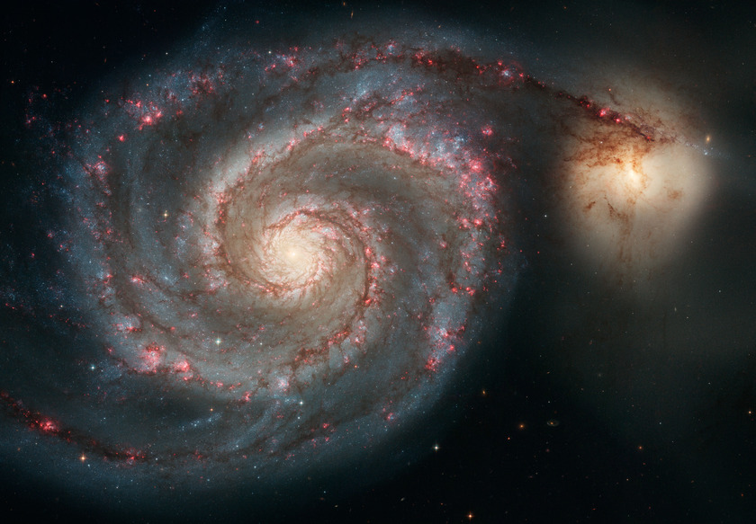 M51, the Whirlpool Galaxy, from Hubble