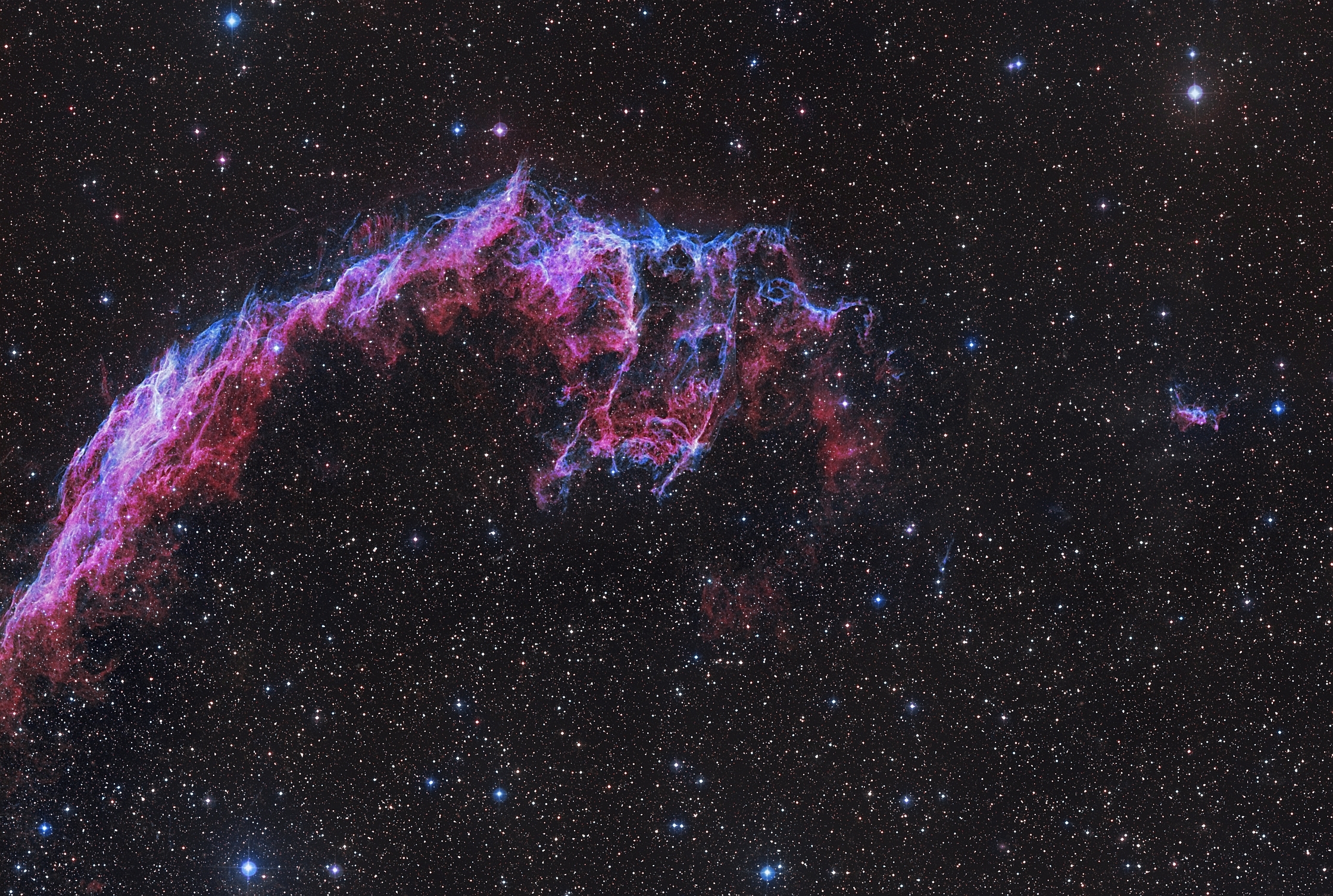 NGC 6992 - The Eastern Veil Nebula | The Planetary Society