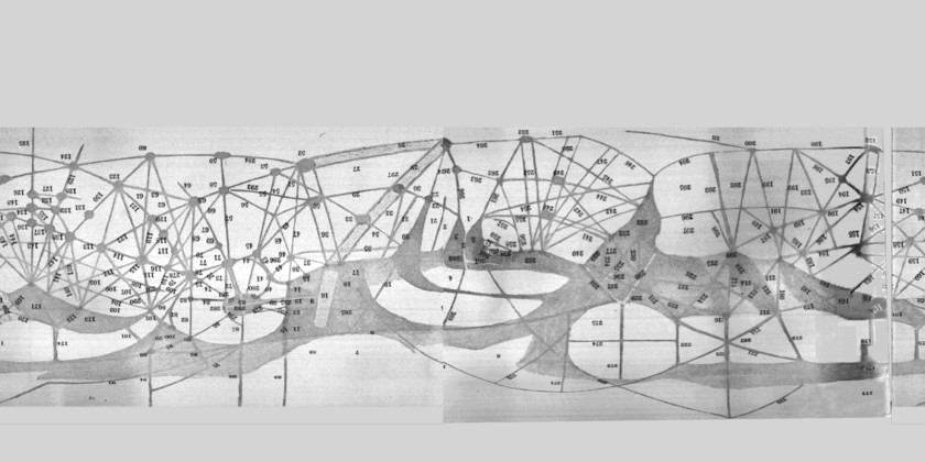 The canals on Mars, according to Percival Lowell