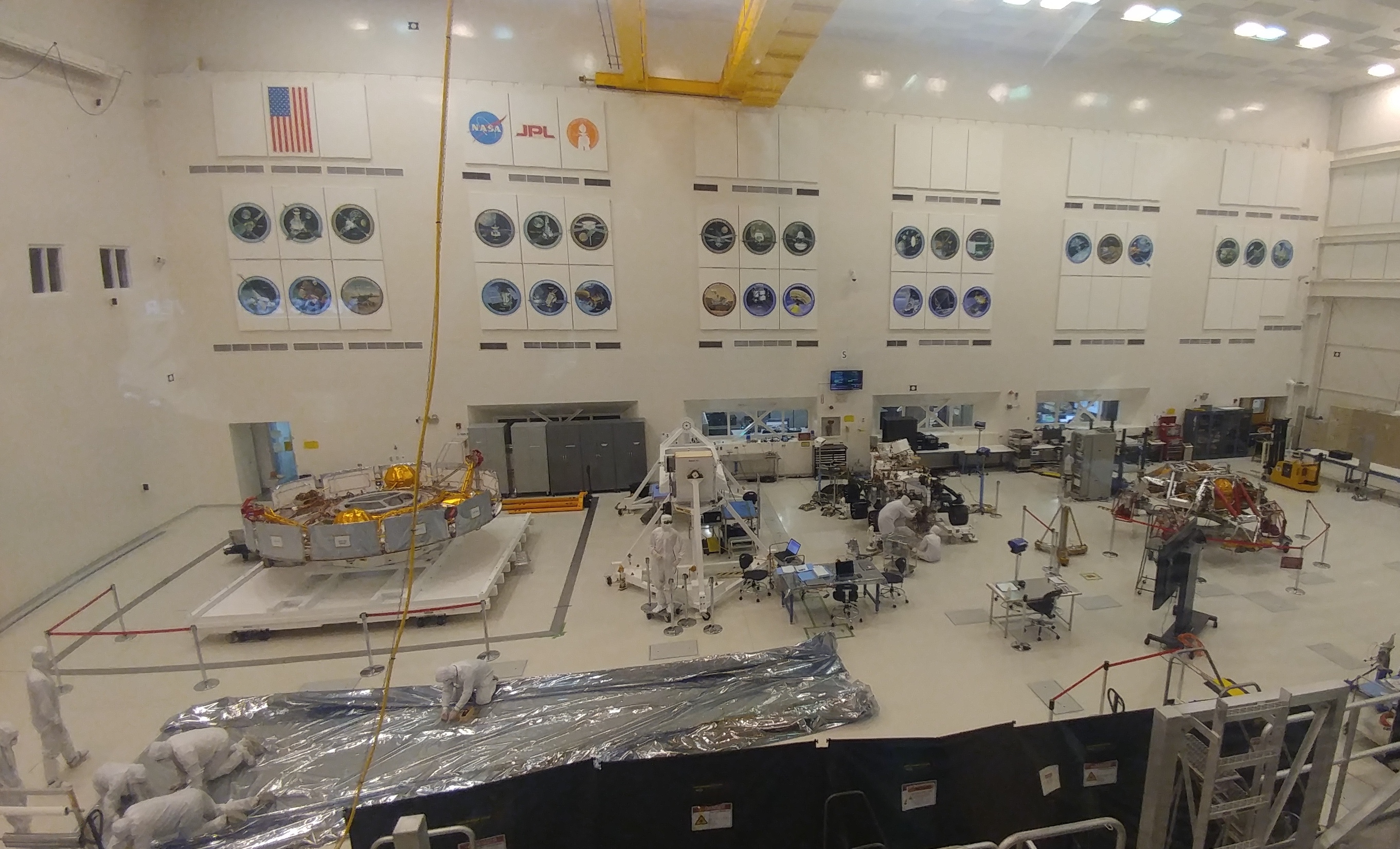 The Perseverance Rover and Cruise Stage in the High Bay  The Planetary Society