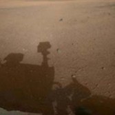Curiosity's Navcam panorama, colorized