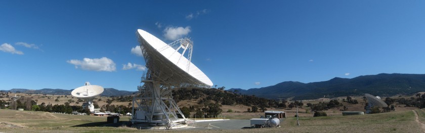 Antennas of the Canberra DSN at work
