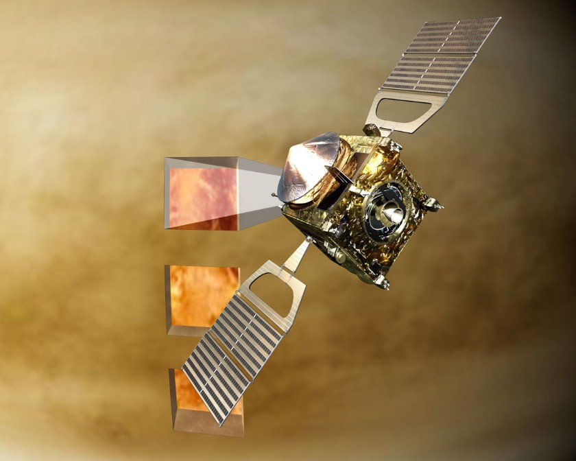 Venus Express peers through "infrared windows"