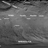 Vesta's place names as of January 2012
