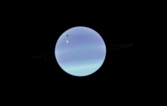 Ariel transits Uranus