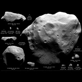 All asteroids and comets visited by spacecraft as of November 2010