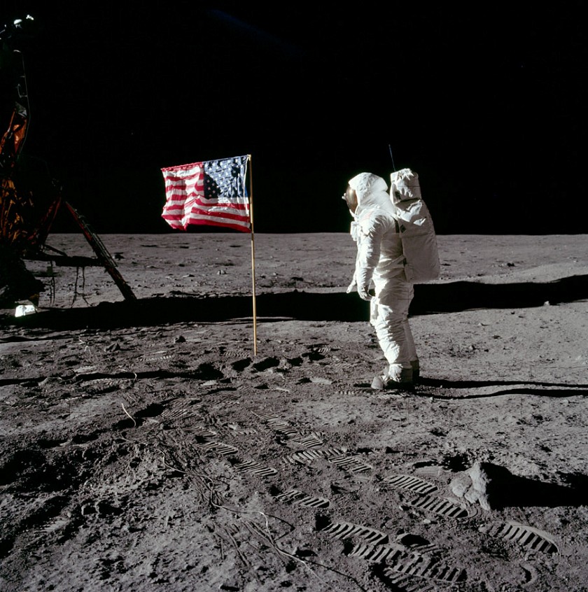 Buzz Aldrin on the Moon