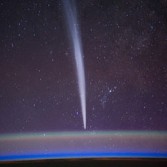 Comet Lovejoy from the Space Station