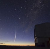 Comet Lovejoy over Paranal
