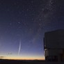 Comet Lovejoy over Paranal