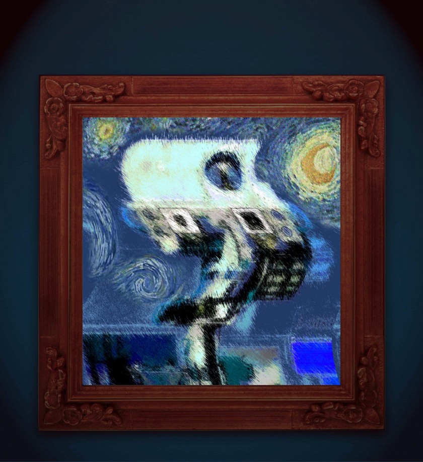 What if van Gogh had painted Curiosity?