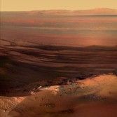 A sunset postcard and a special shadow from Opportunity