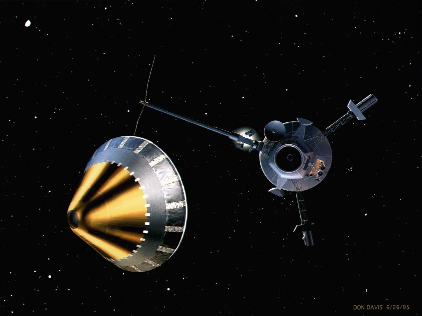 Galileo and probe