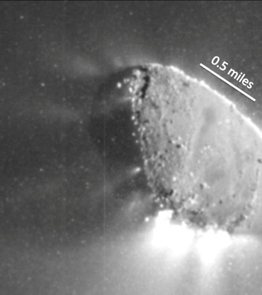 Nightside jets on Hartley 2