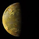 Io, with Pillan erupting