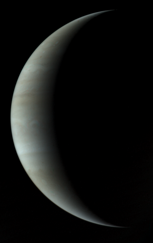 Jupiter's crescent