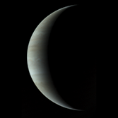 Jupiter's crescent