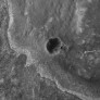 Opportunity on Endeavour's rim (detail)