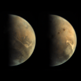 Foggy morning in Valles Marineris