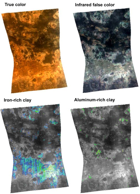 Minerals in Mawrth Vallis, Mars