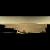 Curiosity's first complete color panorama