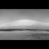 Gale's central mountain as seen from Curiosity's landing site