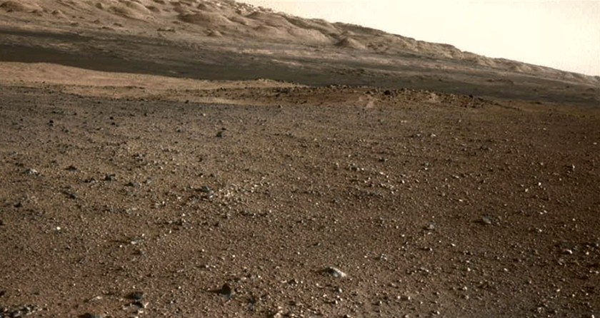 Colorizing the sol 2 Navcam with sol 3 Mastcam thumbnails