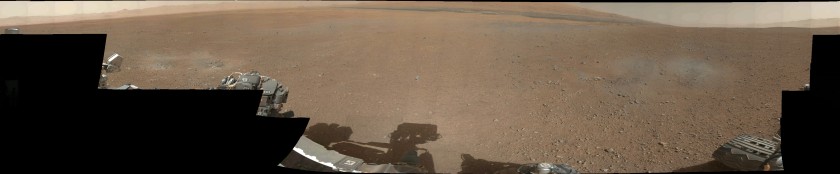 Thumbnail version of Curiosity's first Mastcam color panorama