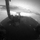 Hazcam view of Santa Maria crater, sol 2464
