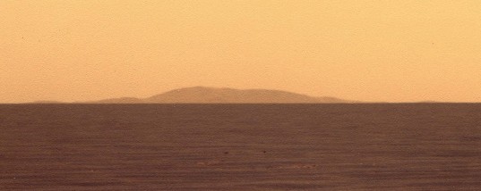 Far rim of Endeavour, Opportunity sol 2636