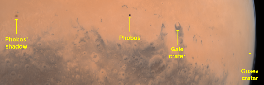 Phobos over Mars (labeled)