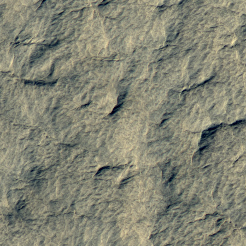 Terrain within the Mars Polar Lander landing ellipse
