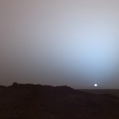 Sunset on Mars