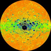 Temperatures at Mercury's south pole