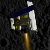 MESSENGER entering orbit at Mercury