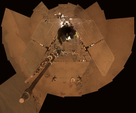 Opportunity Deck Pan, December 2011 (sols 2811-2814)