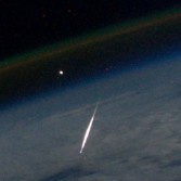 Perseid from space