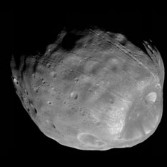 HiRISE view of Phobos, March 23, 2008