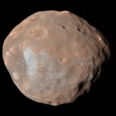 Color view of Phobos from Mars Reconnaissance Orbiter