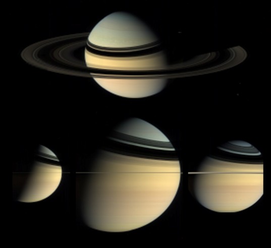 Saturn as seen from VIMS