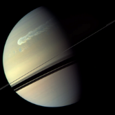 Saturn's northern storm on Feb. 4, 2011