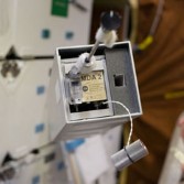 Shuttle LIFE Experiment Block in Space