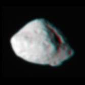 3D view of Steins from Rosetta's approach