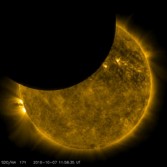 SDO observes a lunar transit of the Sun