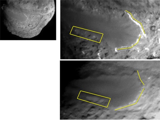 Surface changes on Tempel 1