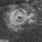 Crater Momoy on Titan