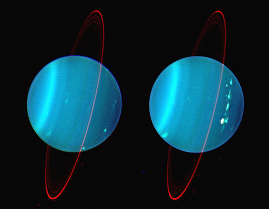 Clouds on Uranus
