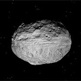 Vesta shape model from high-altitude mapping orbit
