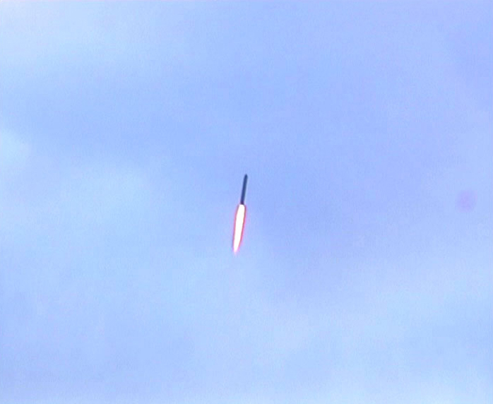 Volna in flight