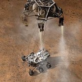 Curiosity artist's concept EDL 50 touchdown